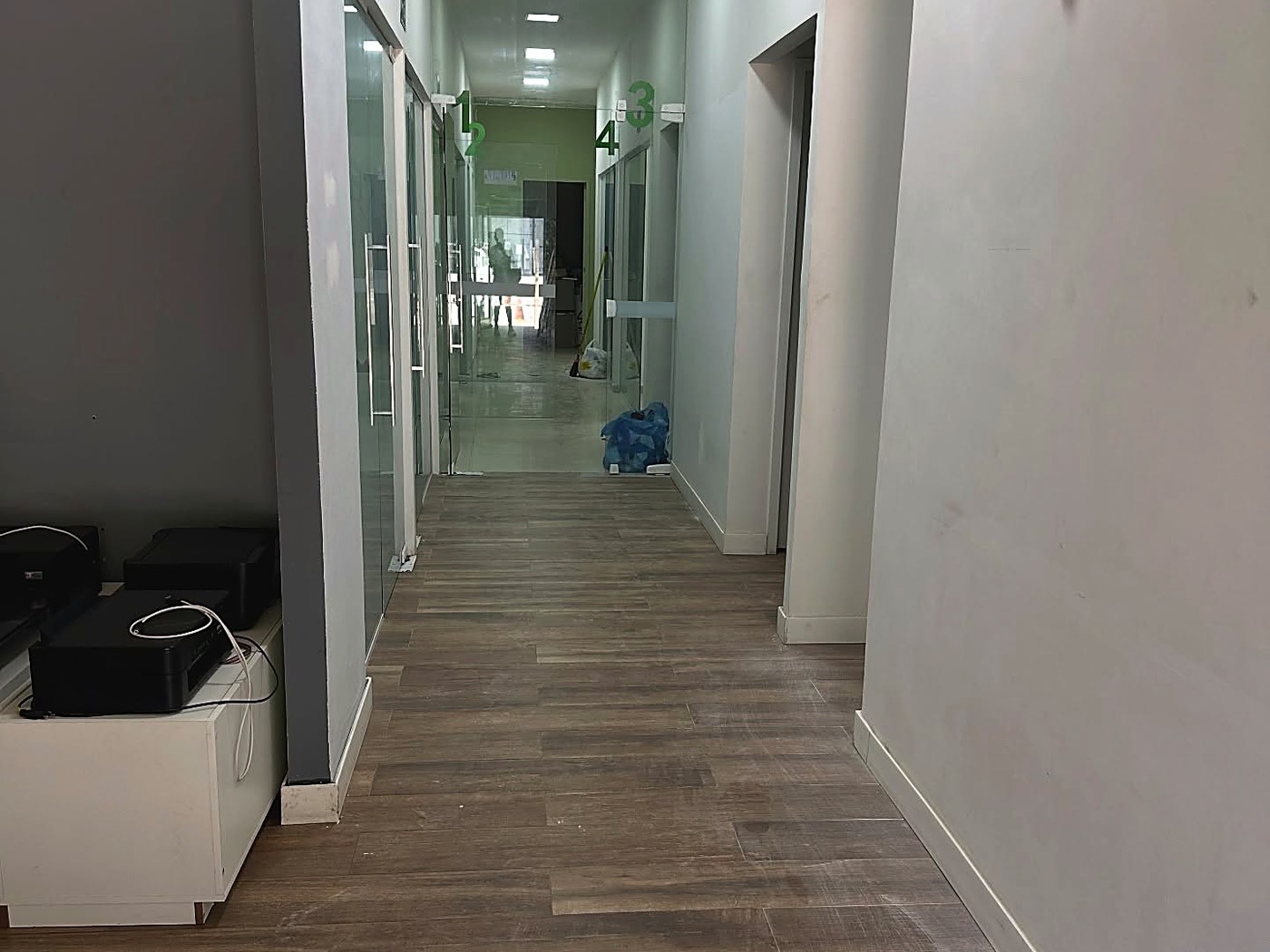 Corredor da clínica